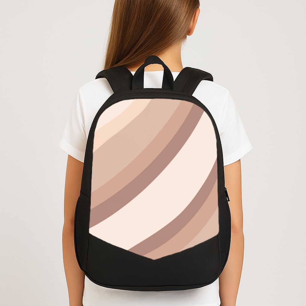 Colourful Abstract Pattern VI Large School Bag