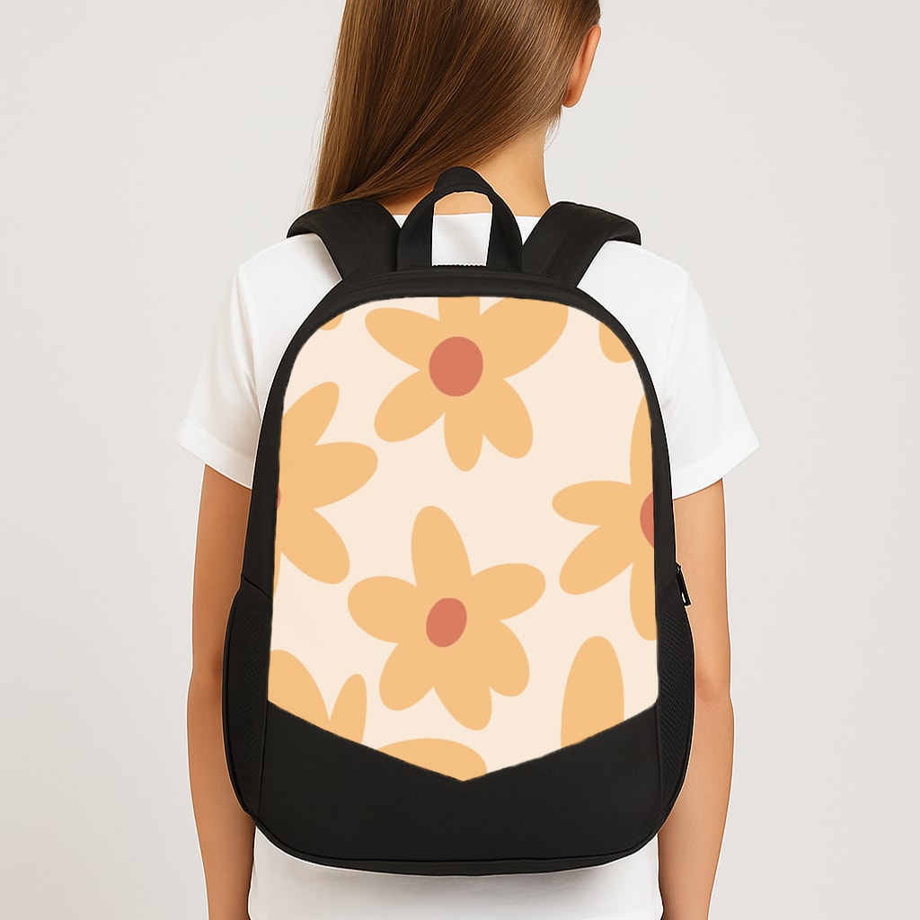 Colourful Abstract Pattern VII Large School Bag