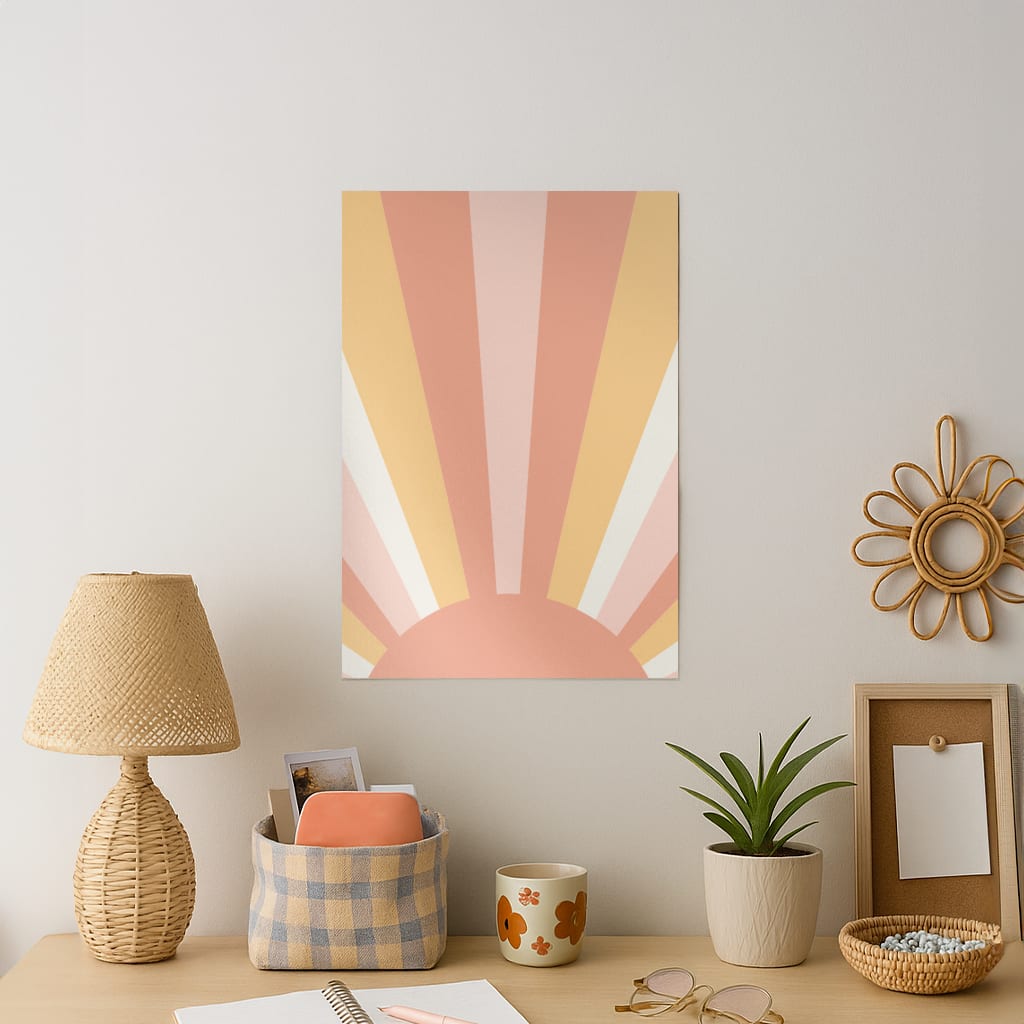 Colourful Abstract Pattern IX Art Print