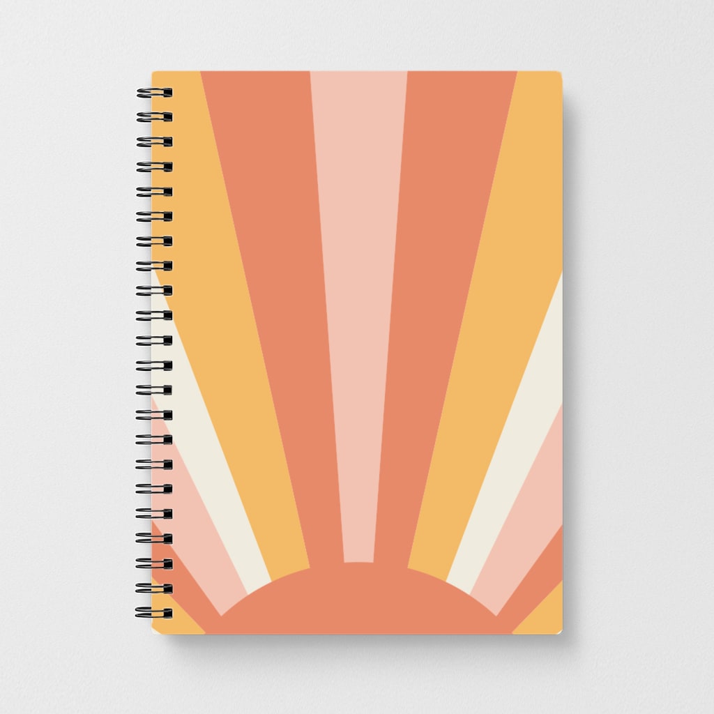 Colourful Abstract Pattern IX Notebook
