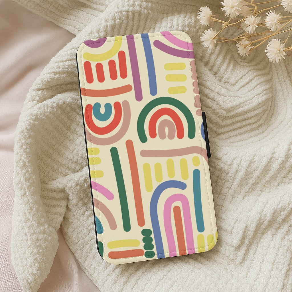 Abstract Patterns 23 Wallet Phone Case