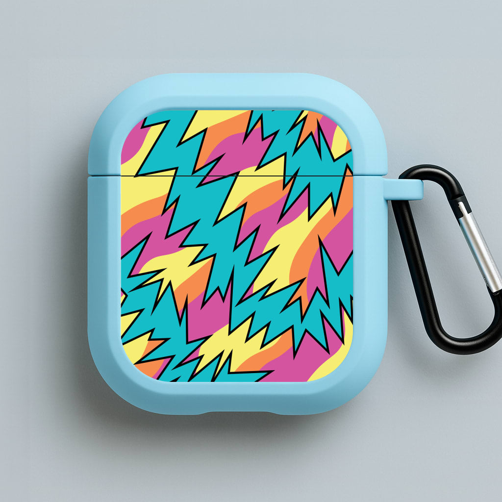 Abstract Patterns 24 Blue AirPods Case