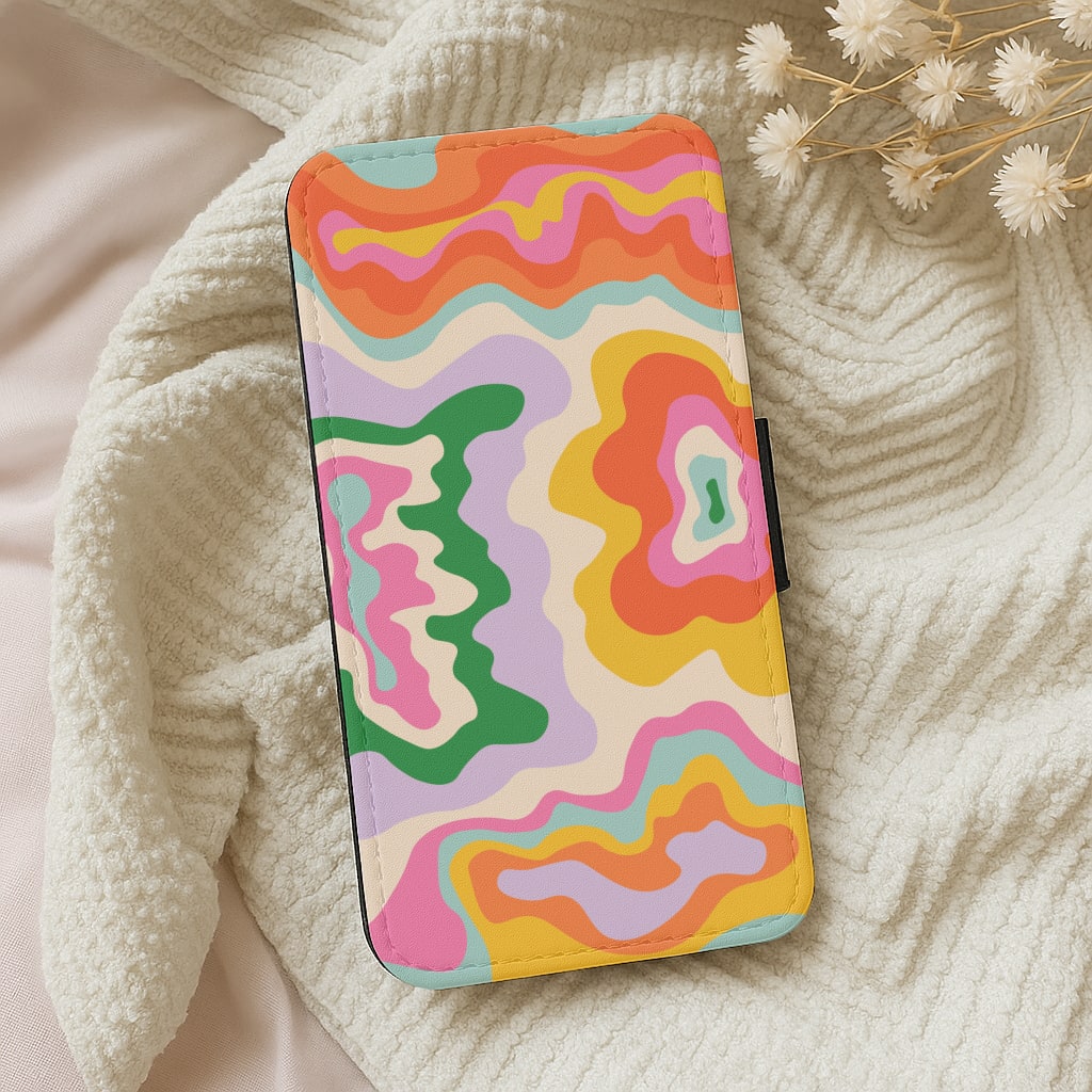 Abstract Patterns 25 Wallet Phone Case