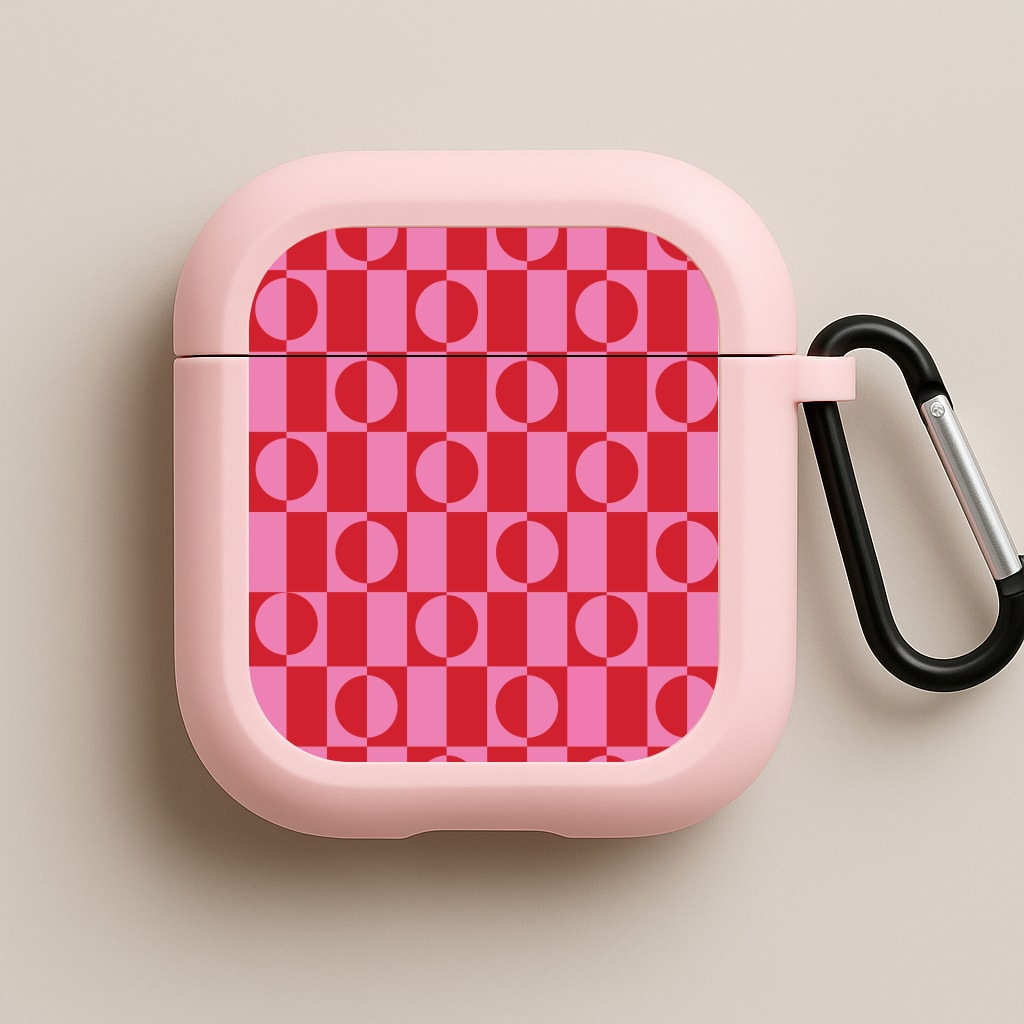 Abstract Patterns 26 Pink AirPods Case