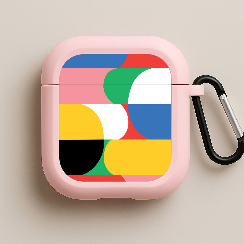 Abstract Patterns 27 Pink AirPods Case
