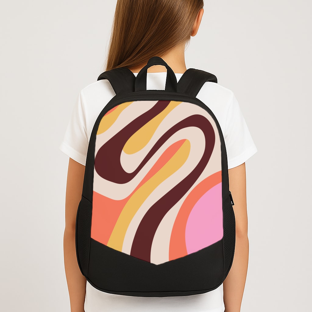 Abstract Patterns 29 Large School Bag