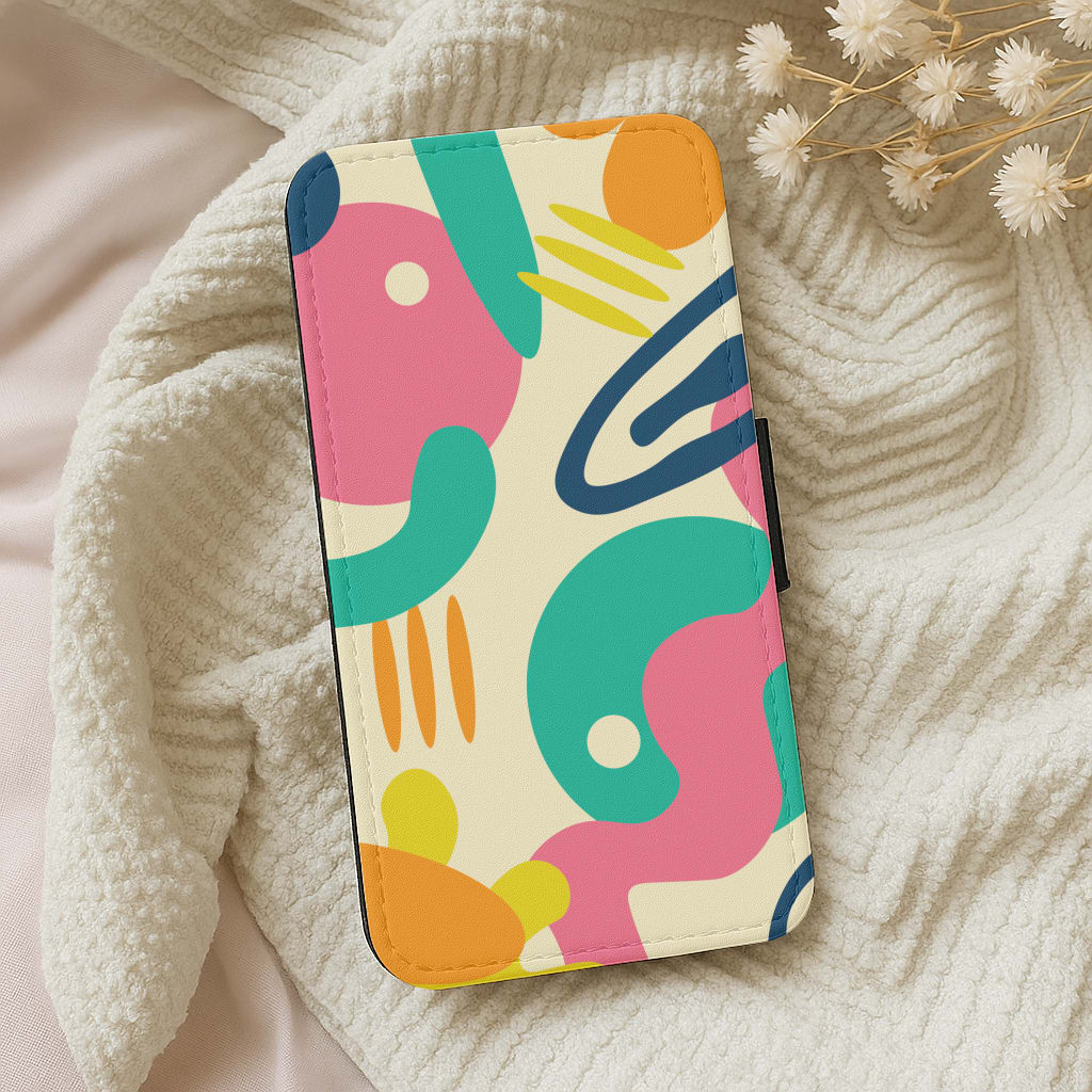 Abstract Pattern 1 Wallet Phone Case