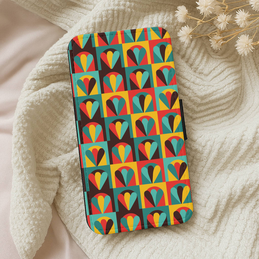 Abstract Pattern 2 Wallet Phone Case