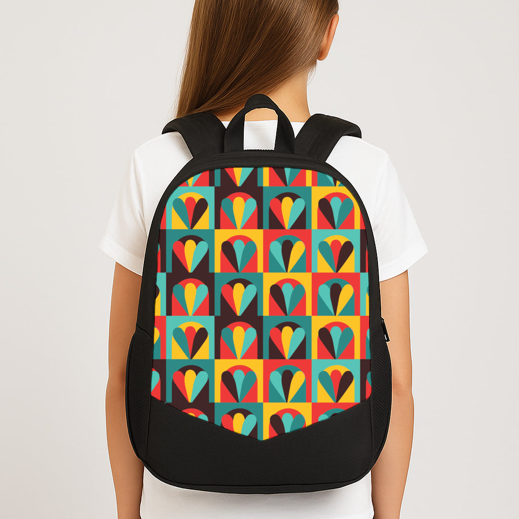Abstract Pattern 2 Large School Bag