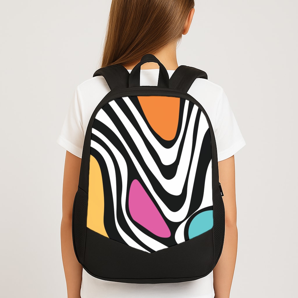 Abstract Pattern 5 Large School Bag