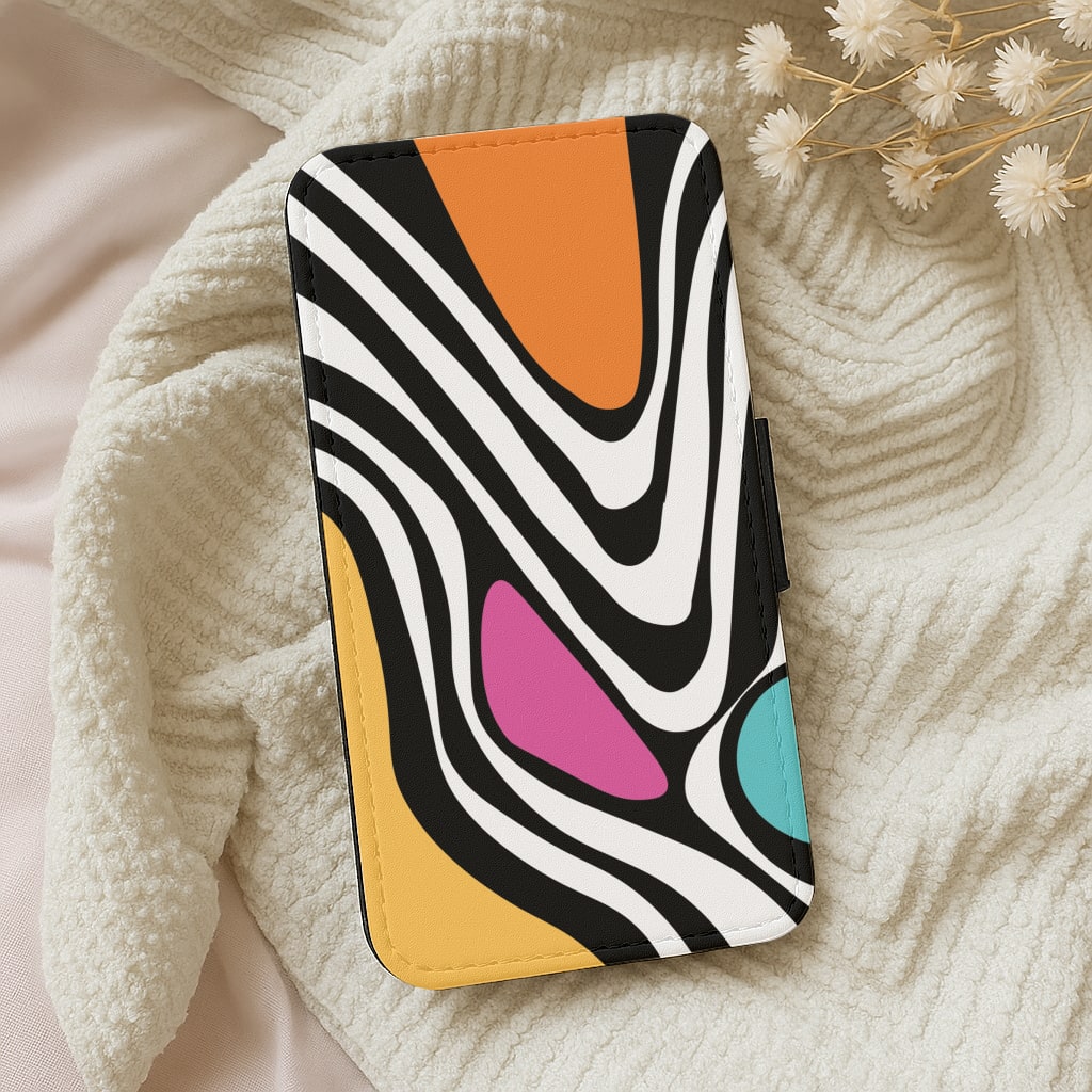 Abstract Pattern 5 Wallet Phone Case