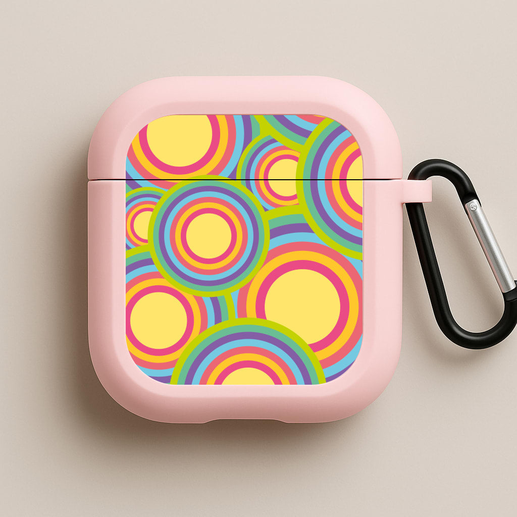 Abstract Pattern 6 Pink AirPods Case