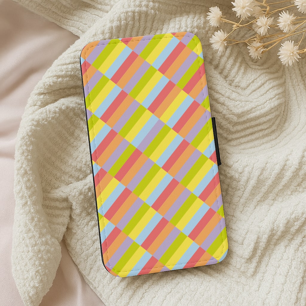 Abstract Pattern 7 Wallet Phone Case