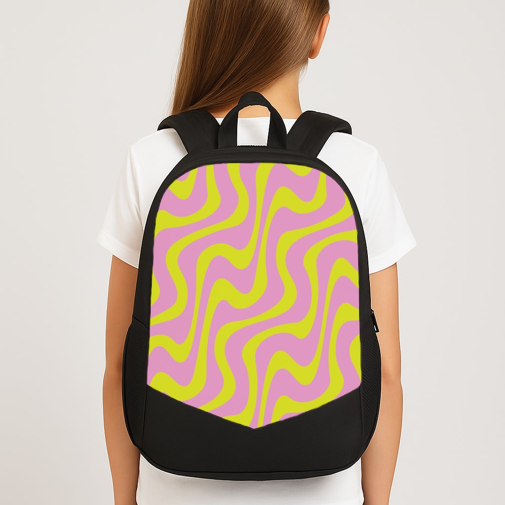 Abstract Pattern 9 Large School Bag