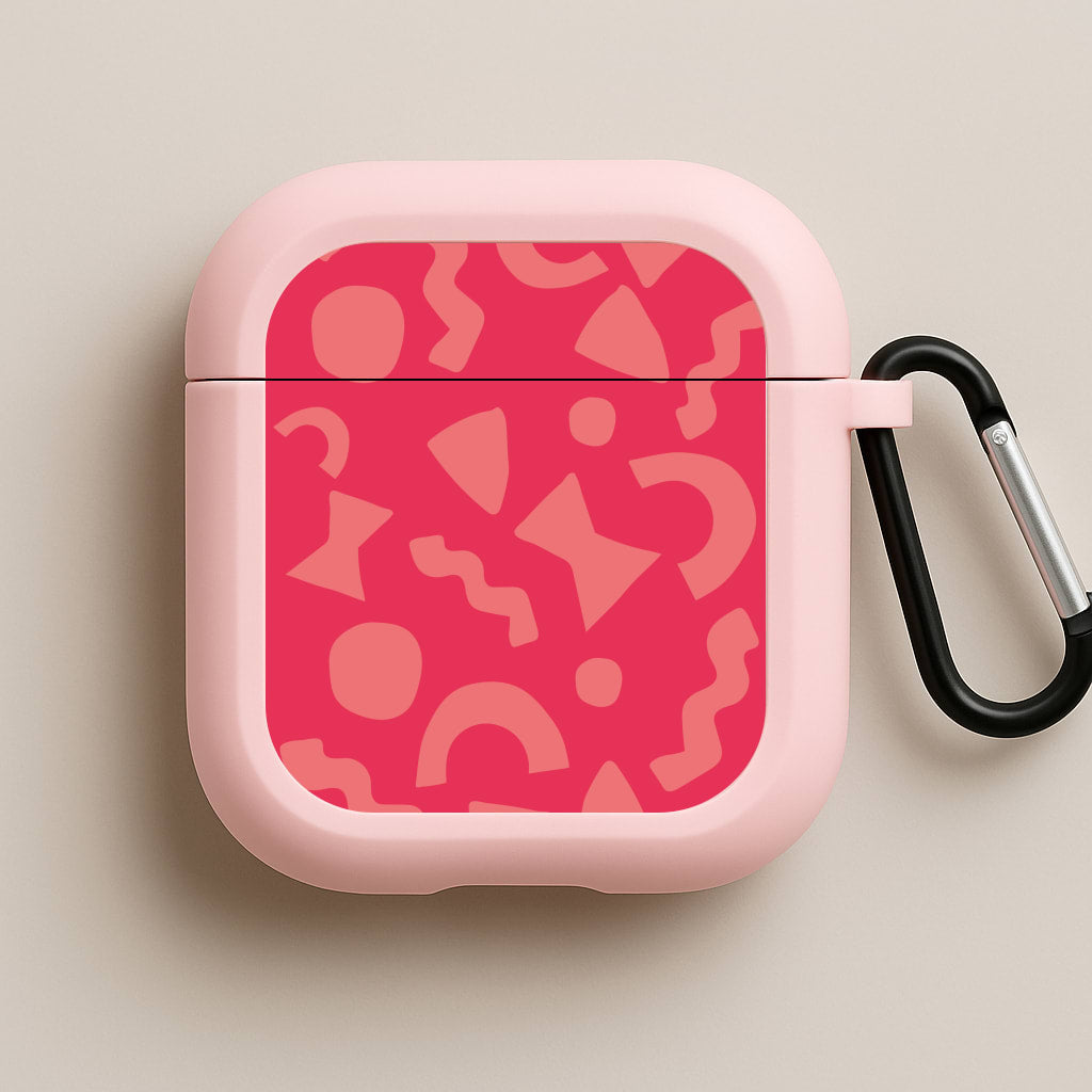 Abstract Pattern 12 Pink AirPods Case