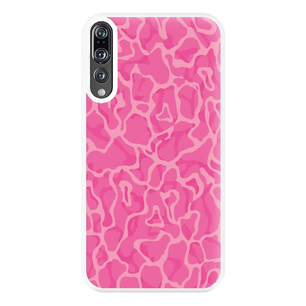 Orange Retro Flowers Pattern Phone Case for Huawei P20 Pro