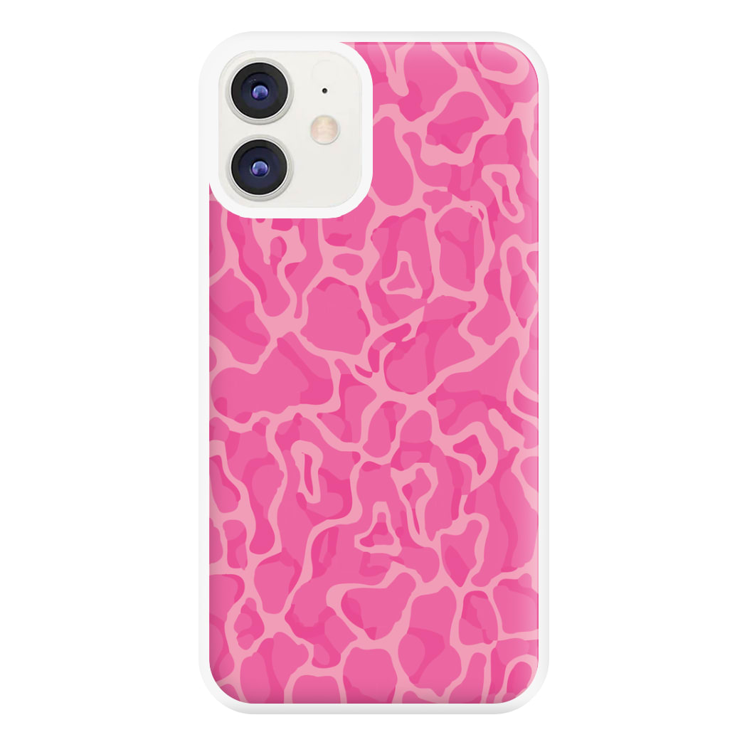 Orange Retro Flowers Pattern Phone Case for iPhone 11