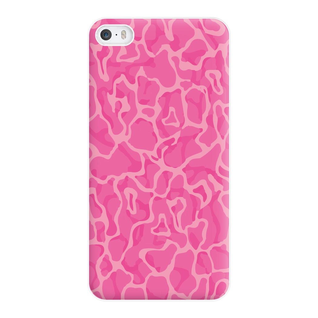 Orange Retro Flowers Pattern Phone Case for iPhone 5 / 5s / SE 2016