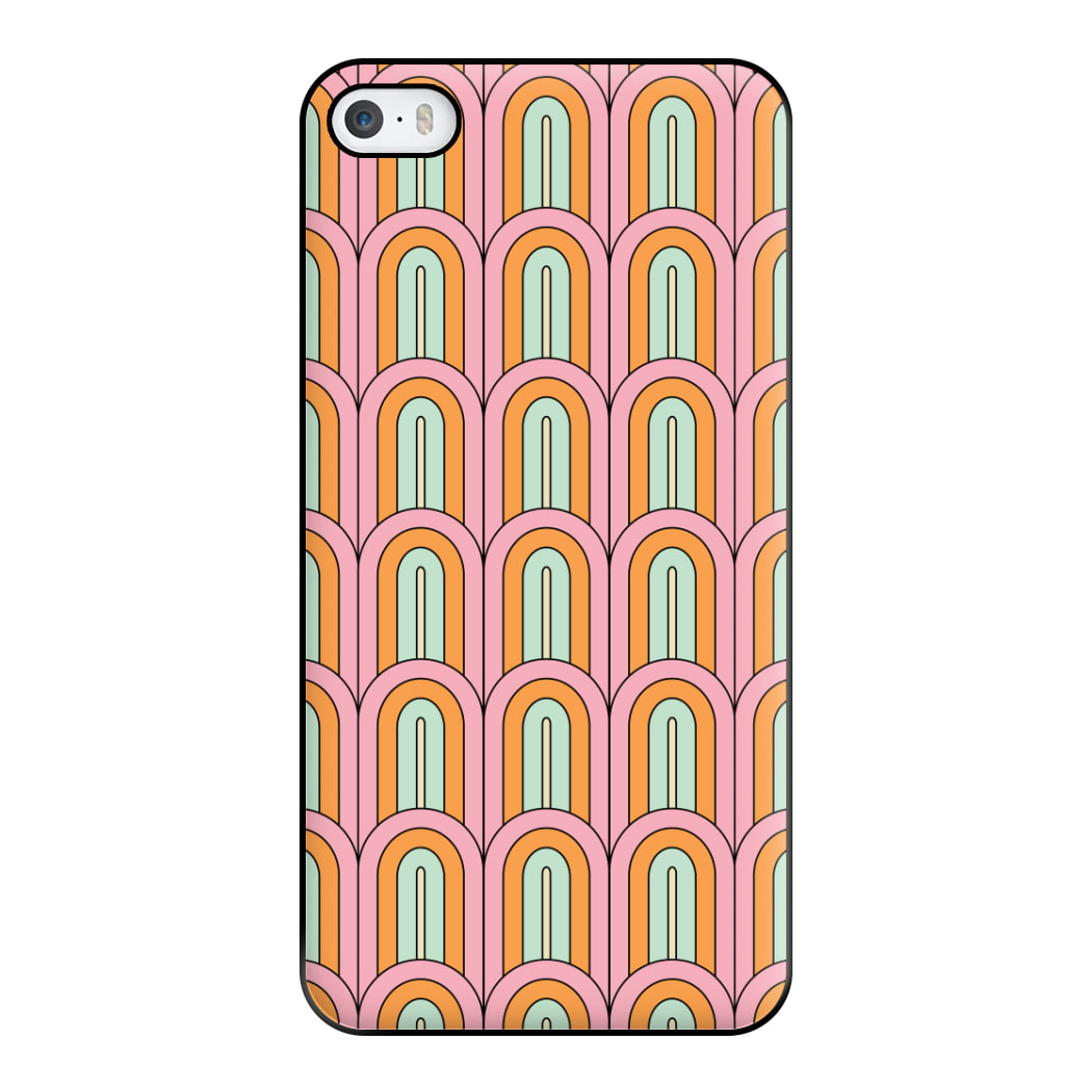 Pastel Retro Arches Pattern Phone Case for iPhone 5 / 5s / SE 2016