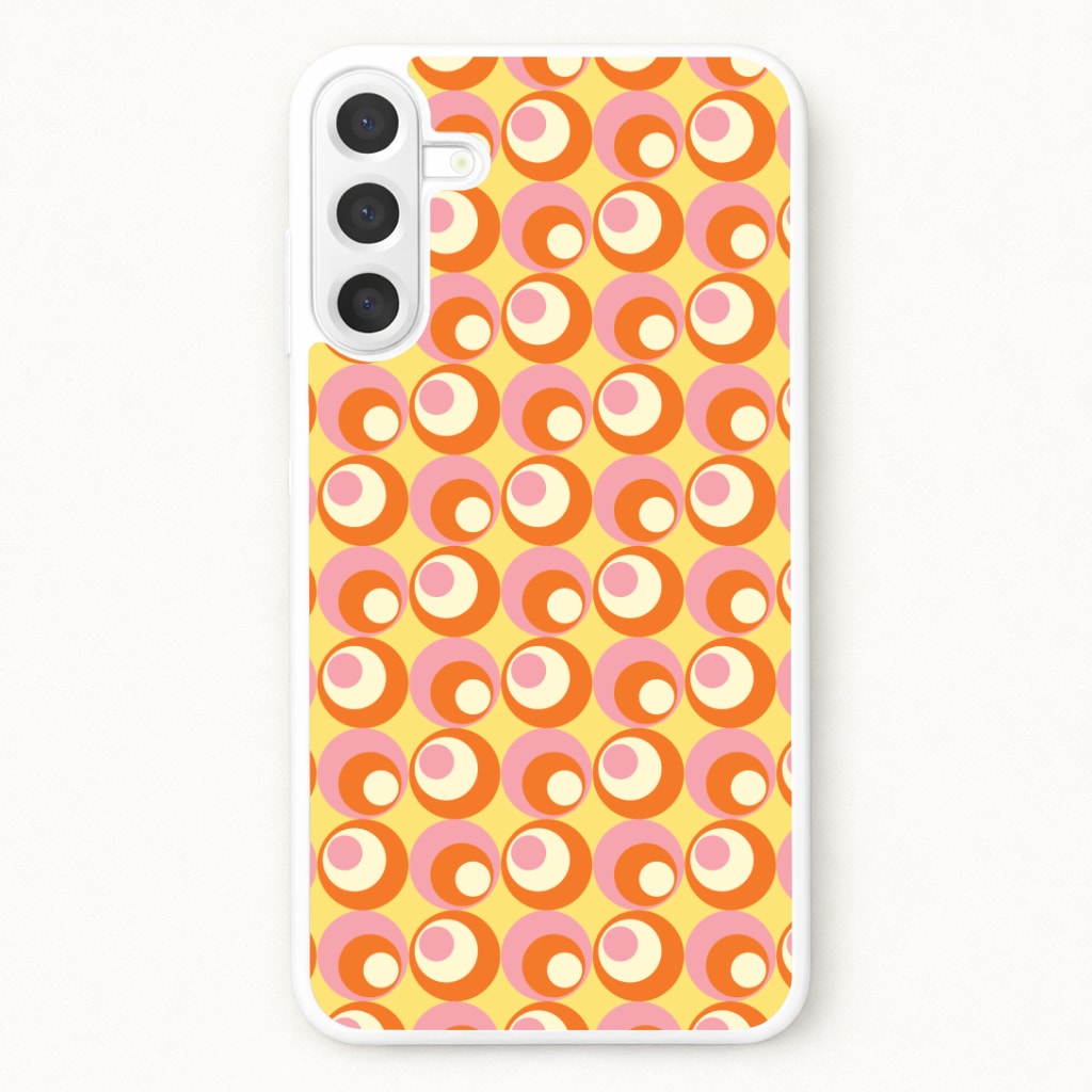 Colourful Circles Retro Pattern Phone Case for Galaxy A37