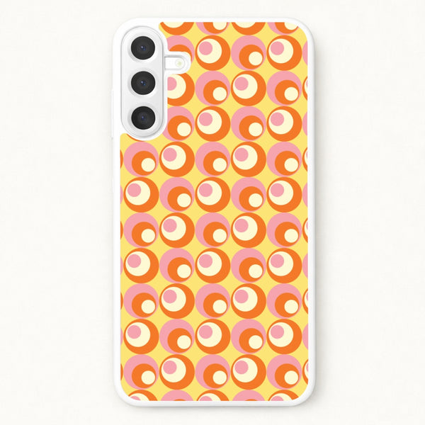 Colourful Circles Retro Pattern Phone Case for Galaxy A17