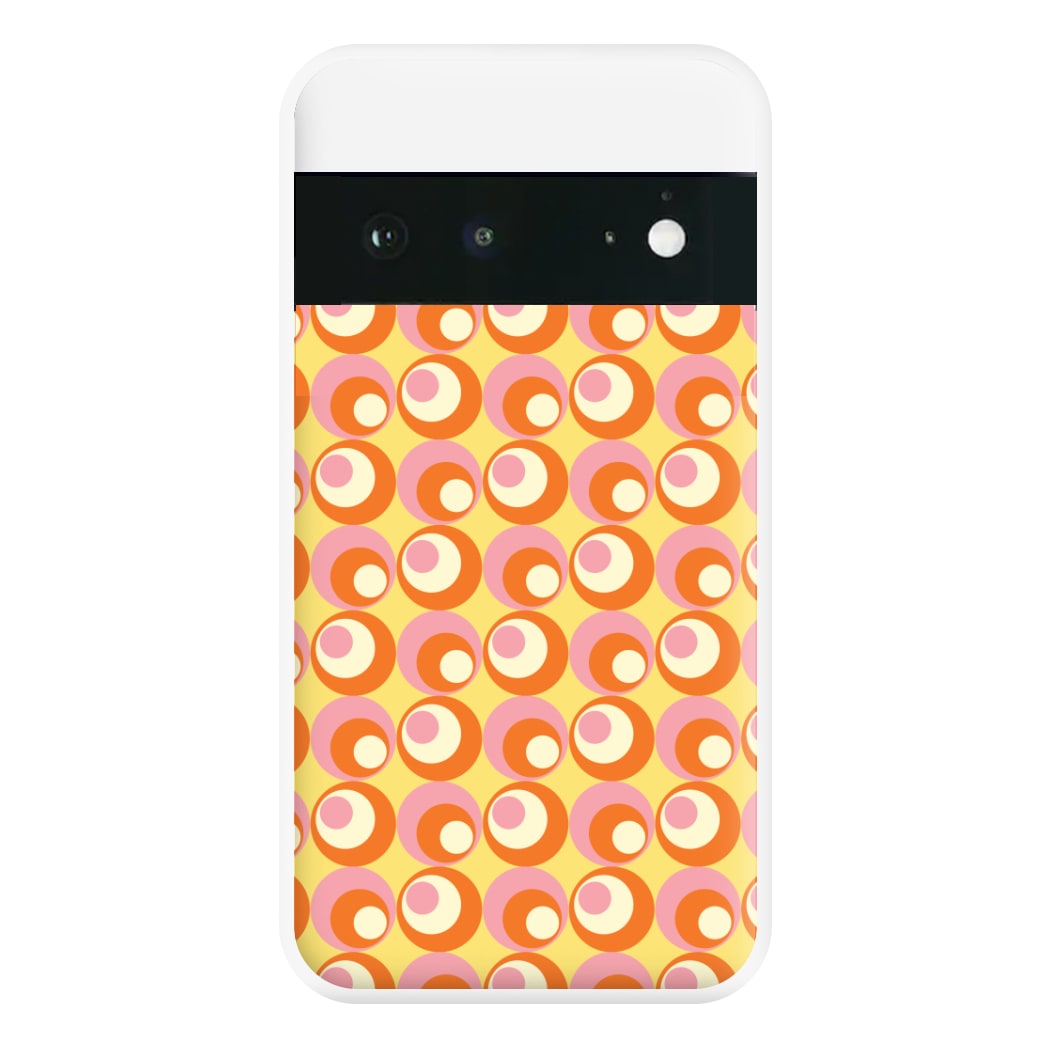 Colourful Circles Retro Pattern Phone Case for Google Pixel 6a