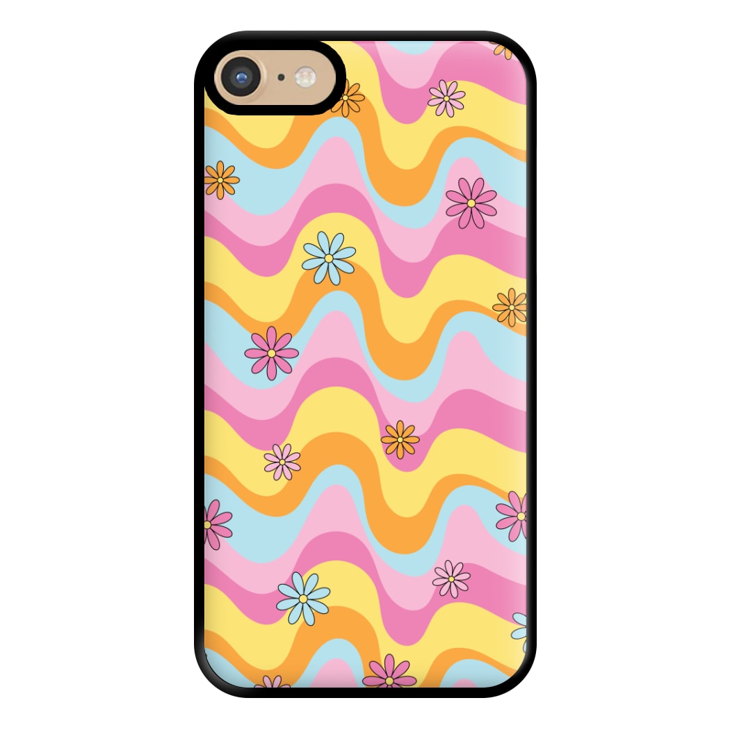 Summer Waves Retro Pattern Phone Case for iPhone 6 / 7 / 8 / SE