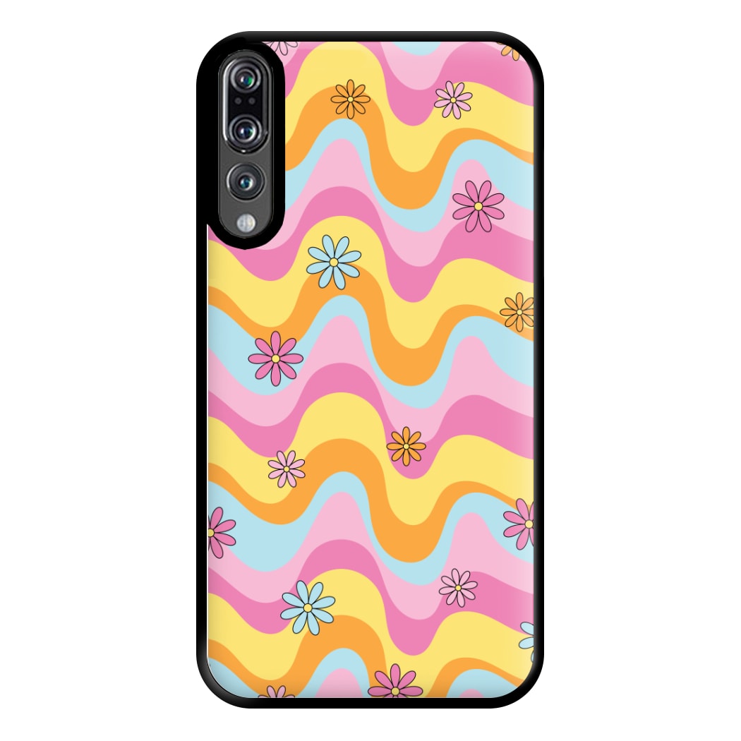 Summer Waves Retro Pattern Phone Case for Huawei P20 Pro