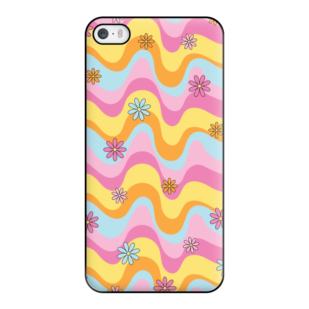 Summer Waves Retro Pattern Phone Case for iPhone 5 / 5s / SE 2016