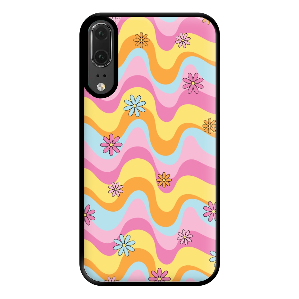 Summer Waves Retro Pattern Phone Case for Huawei P20