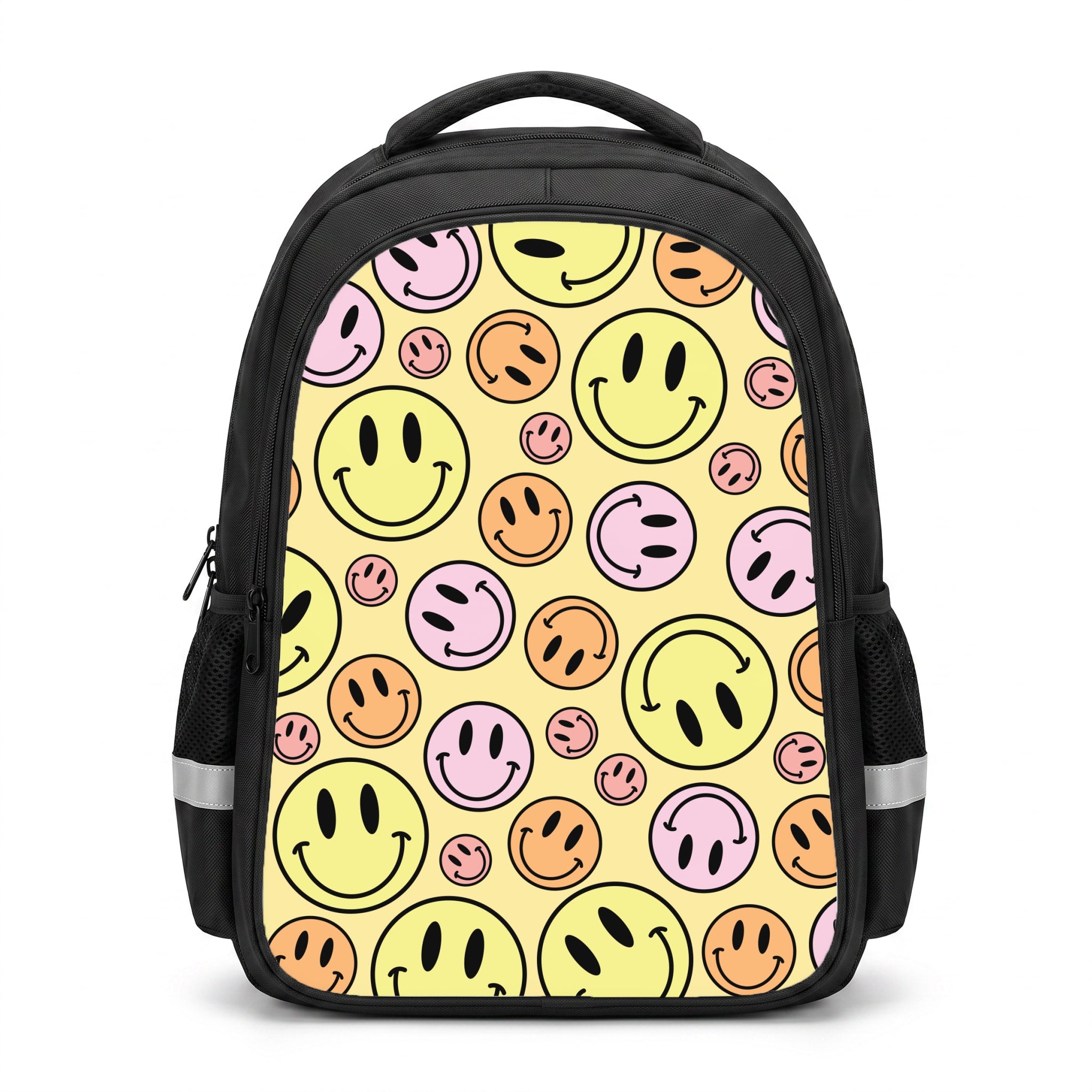 Retro Smileys Pattern Backpack