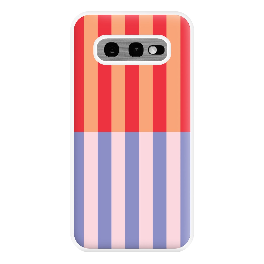 Multicoloured Pinstripe Abstract Pattern Phone Case for Galaxy S10e
