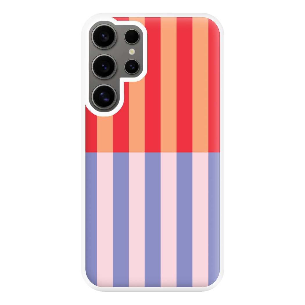 Multicoloured Pinstripe Abstract Pattern Phone Case for Galaxy S24 Ultra