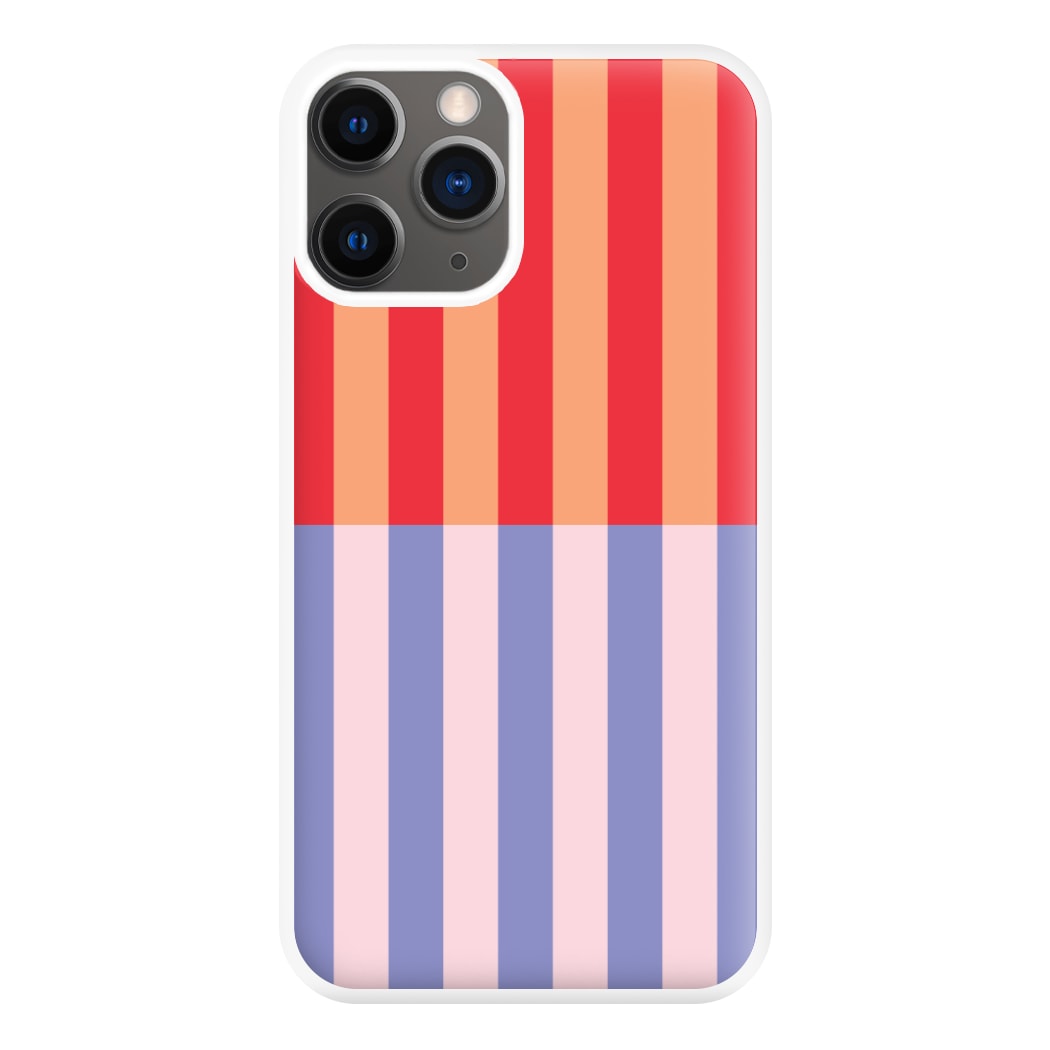 Multicoloured Pinstripe Abstract Pattern Phone Case for iPhone 12 Pro Max