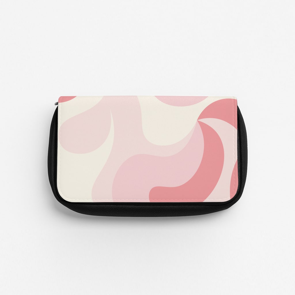 Pastel Pinks Abstract Pattern Pencil Case