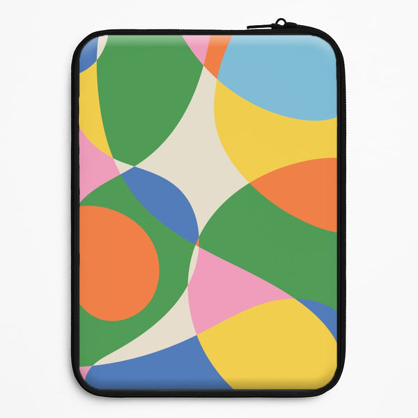 Colourful Abstract Shapes Pattern Universal Laptop Sleeve