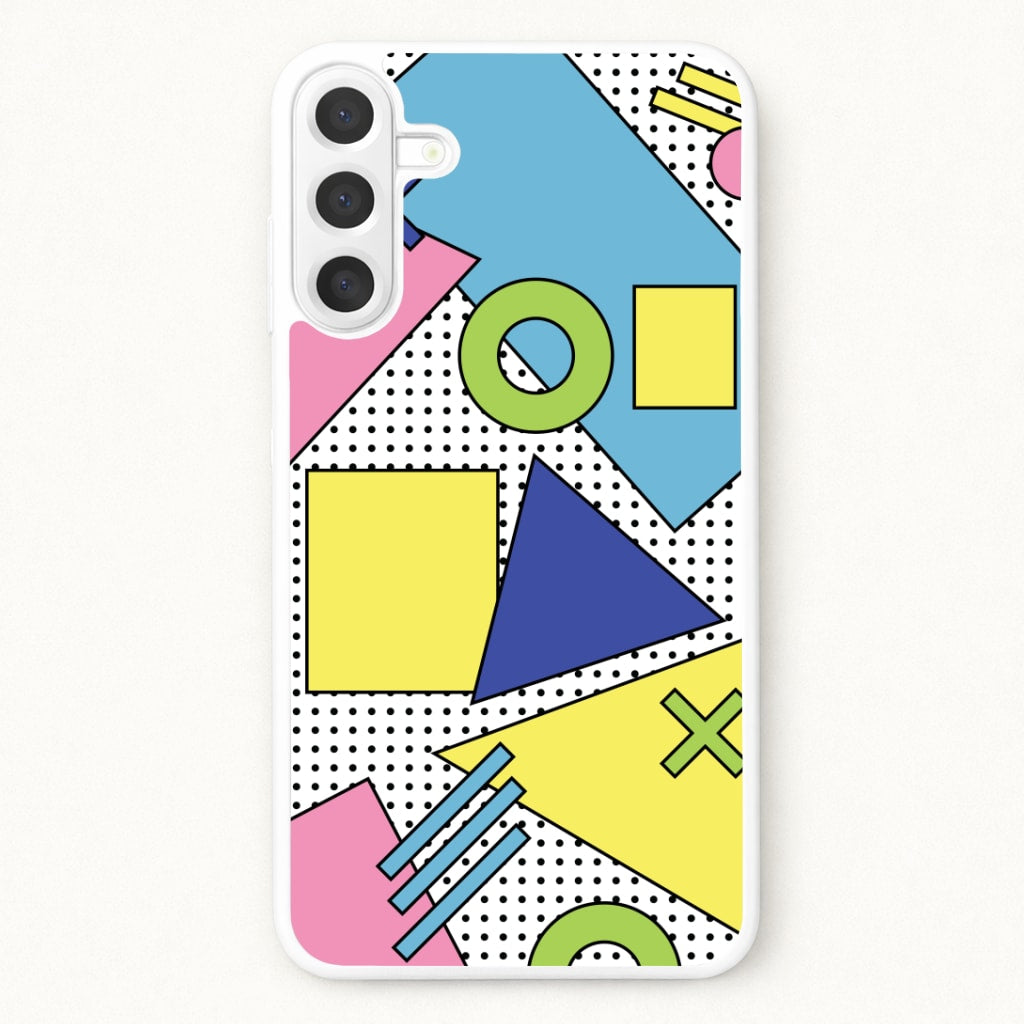 Geometric Abstract Shapes Pattern Phone Case for Galaxy A17