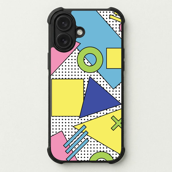 Geometric Abstract Shapes Pattern Phone Case — Bumper case