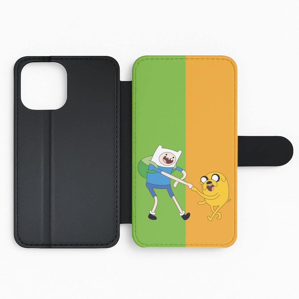 Jake The Dog And Finn The Human Flip Phone Case