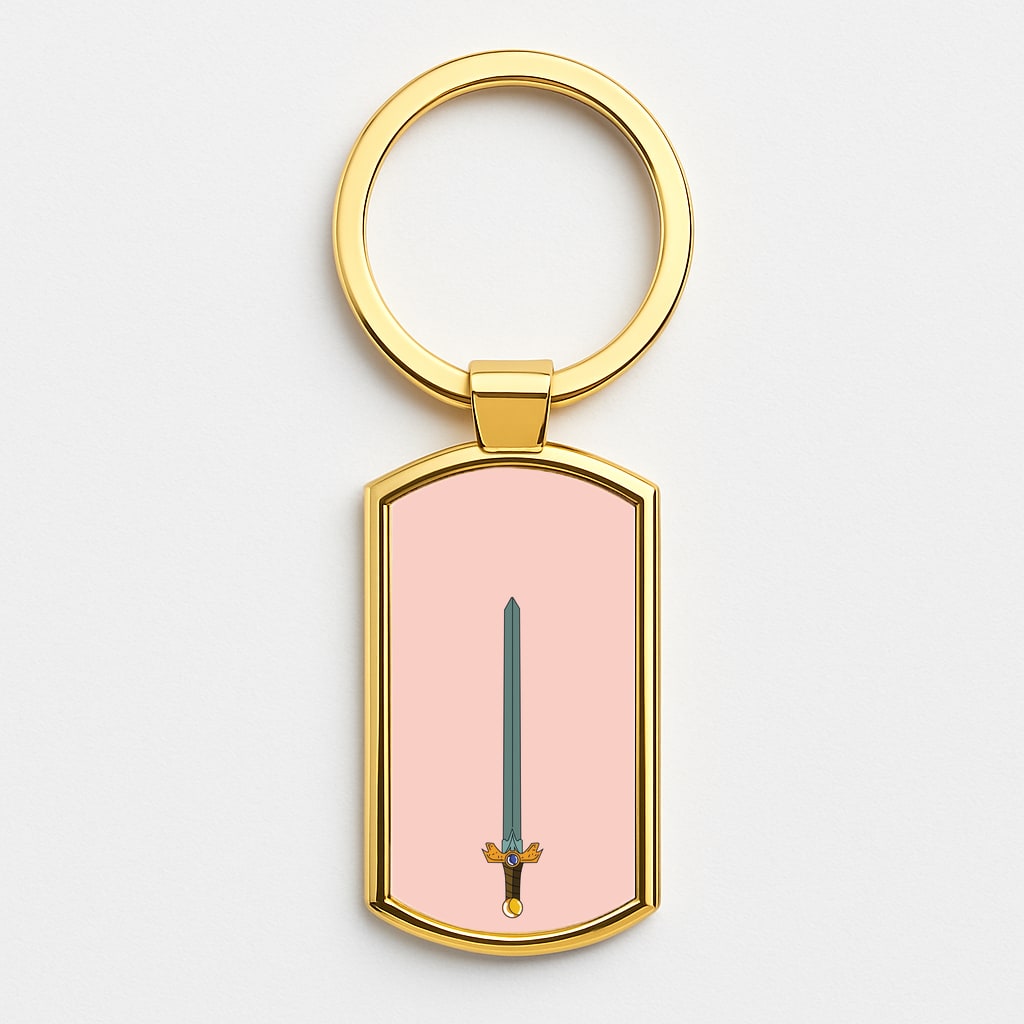 Finns Sword Gold Keyring