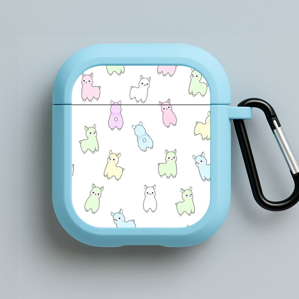 Pastel Pacas Blue AirPods Case