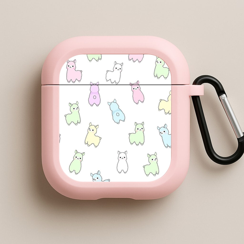 Pastel Pacas Pink AirPods Case