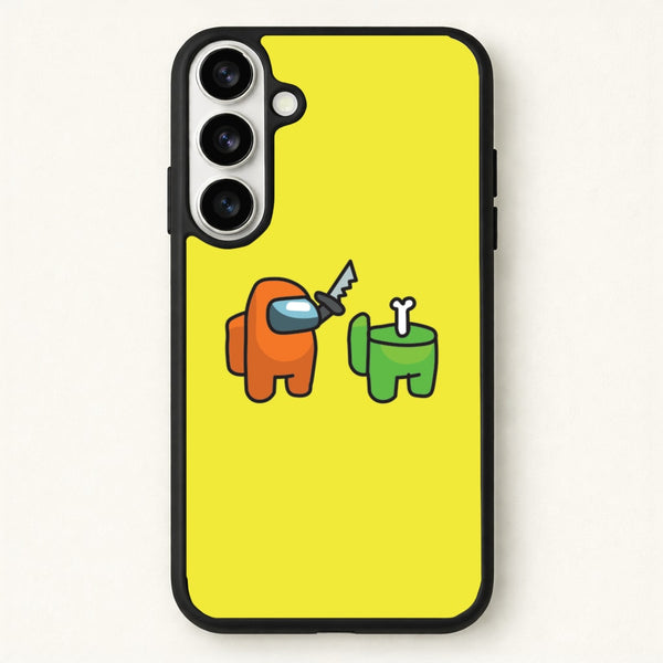 Among Gaming Killed Phone Case for Galaxy S26