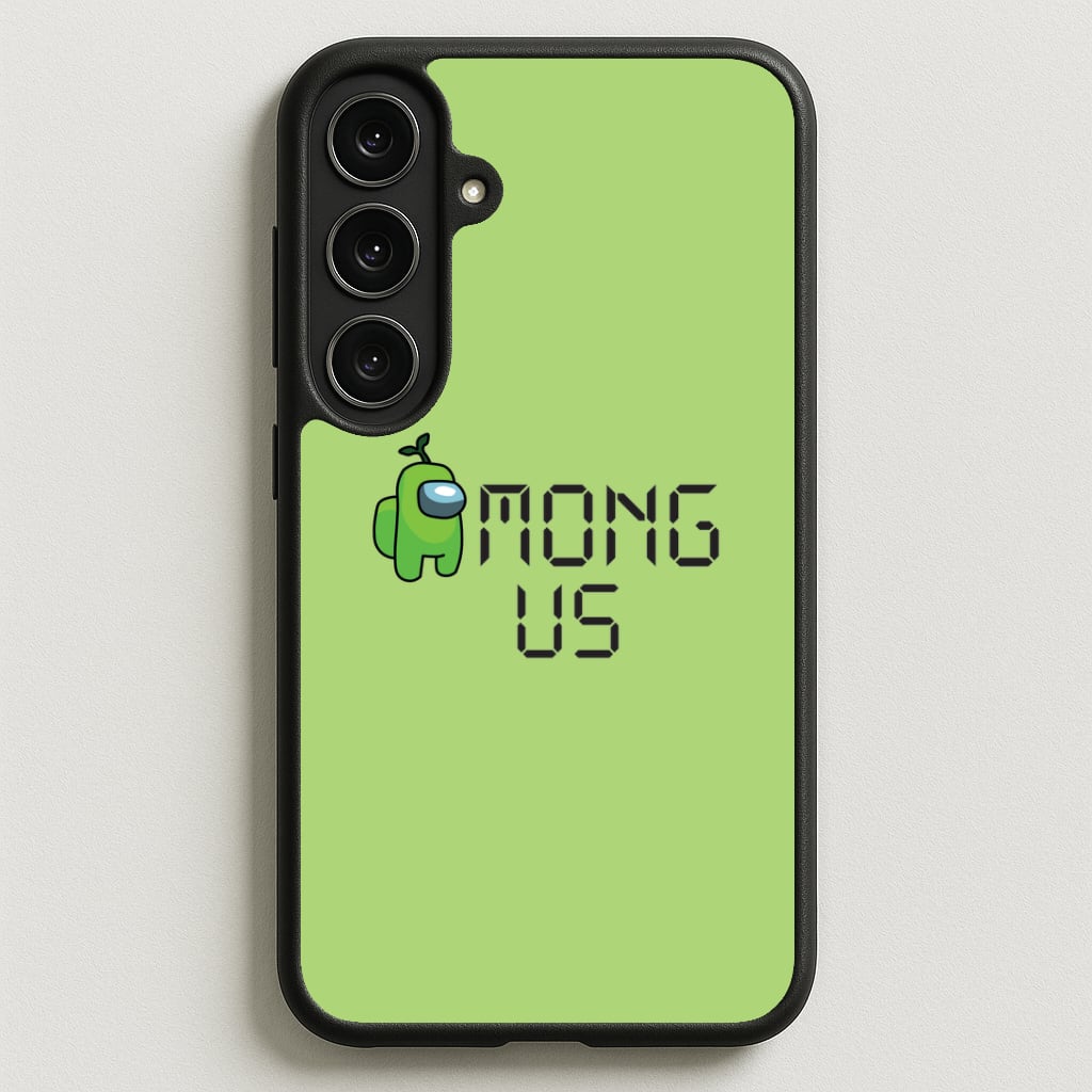 Among Gaming - Green Phone Case for Galaxy S25FE