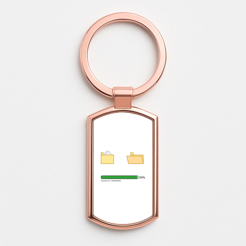 File upload - Among Gaming Rose Gold Keyring