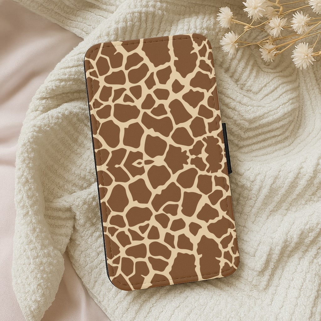 Giraffe - Animal Patterns Wallet Phone Case