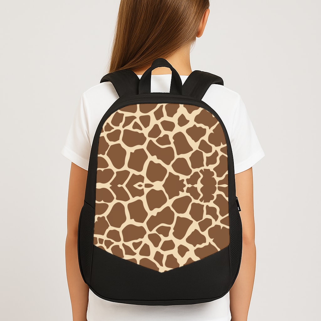 Giraffe - Animal Patterns Large School Bag