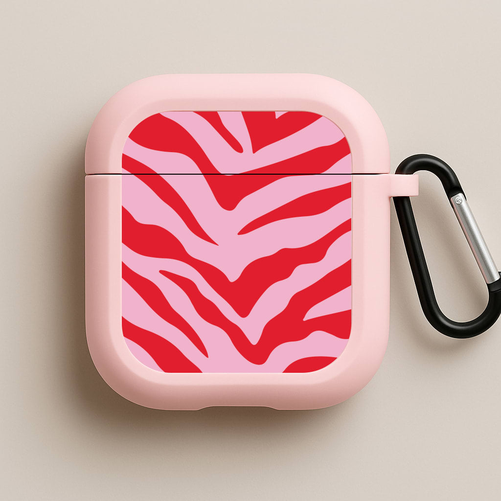 Pink Zebra - Animal Patterns Pink AirPods Case