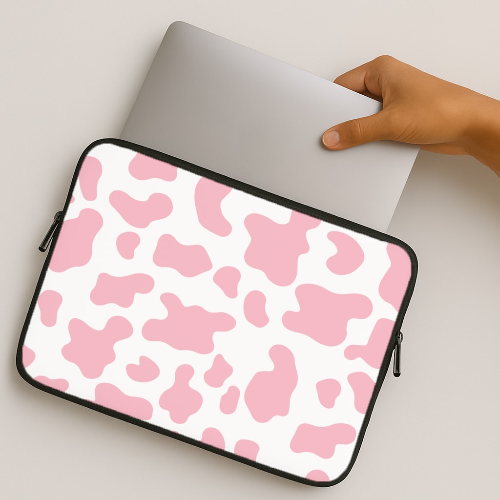 Pink Cow - Animal Patterns MacBook Case