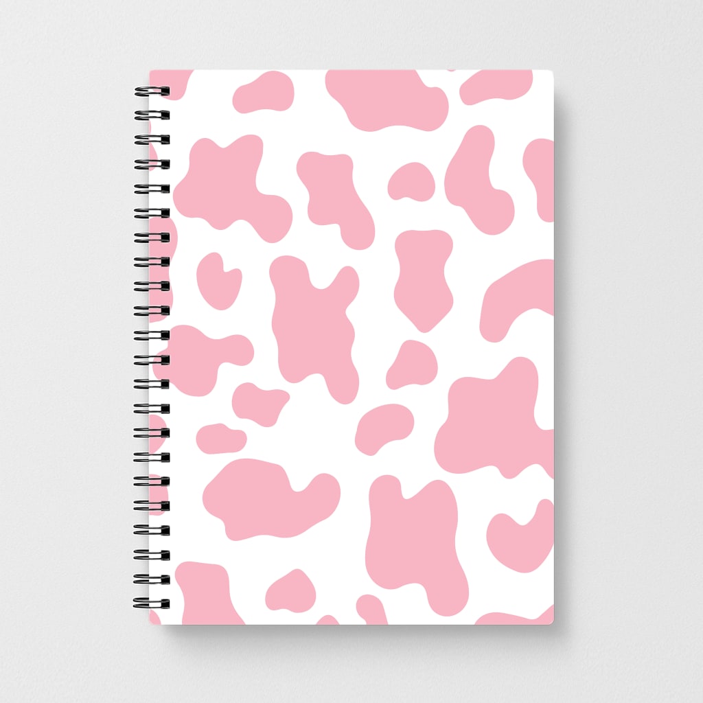 Pink Cow - Animal Patterns Notebook
